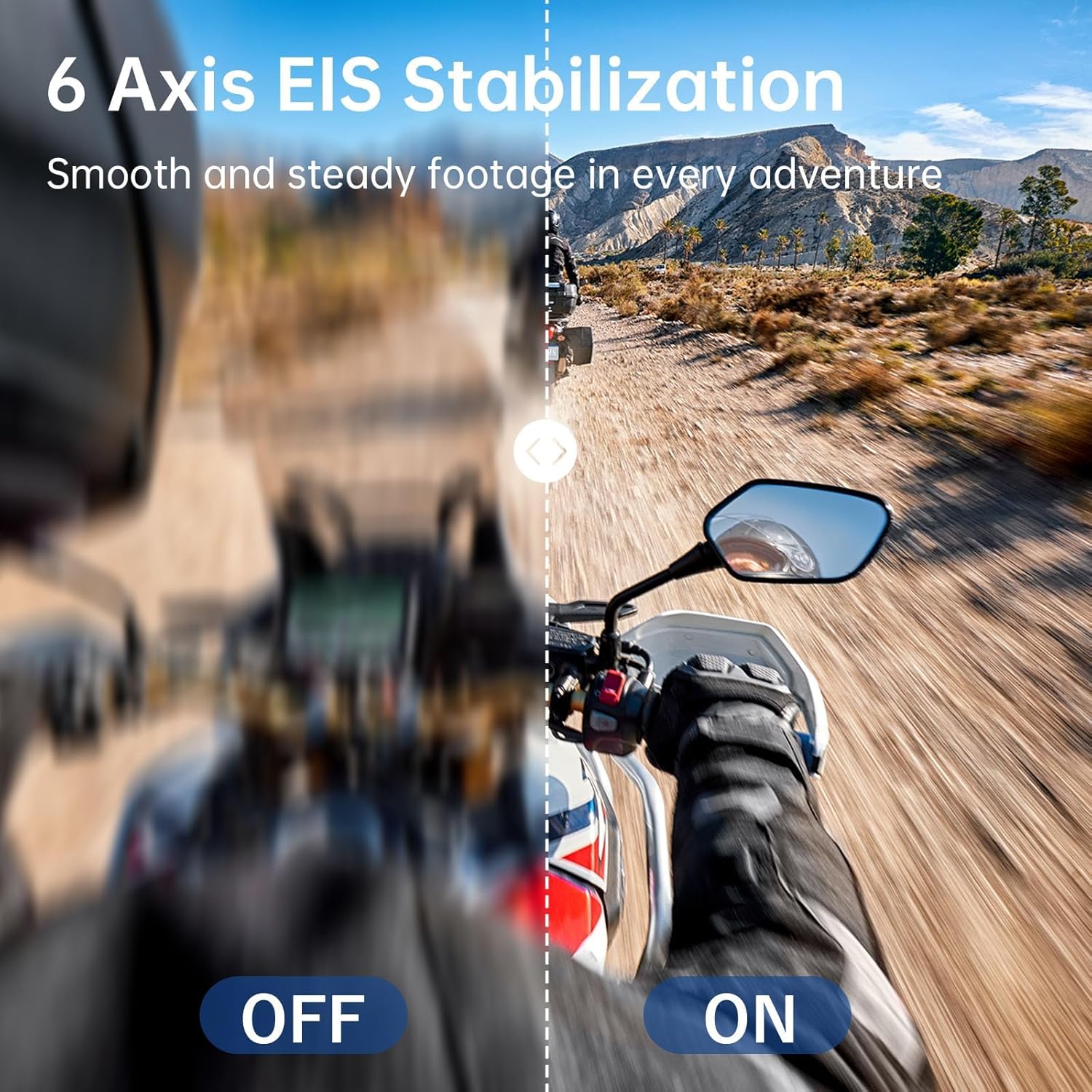 Action Camera 4K Waterproof Camera 20MP with Touch Screen Underwater Camera 131FT with EIS for Snorkeling Helmet Bike 170° Wide Angle Remote WiFi 5XZoom - Image 3